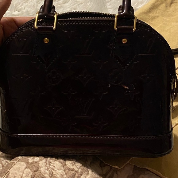 Coming soon alma bb Vernis monogram Amarante - Picture 7 of 12